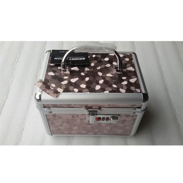 Clear Travel Cosmetic Makeup Case Bags Leathered Board Material 8 Colors Available