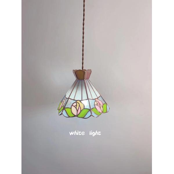 Французское ретро полностью медная стеклянная красочная розовая привесная лампа Адвокатуры столовой прихожей света