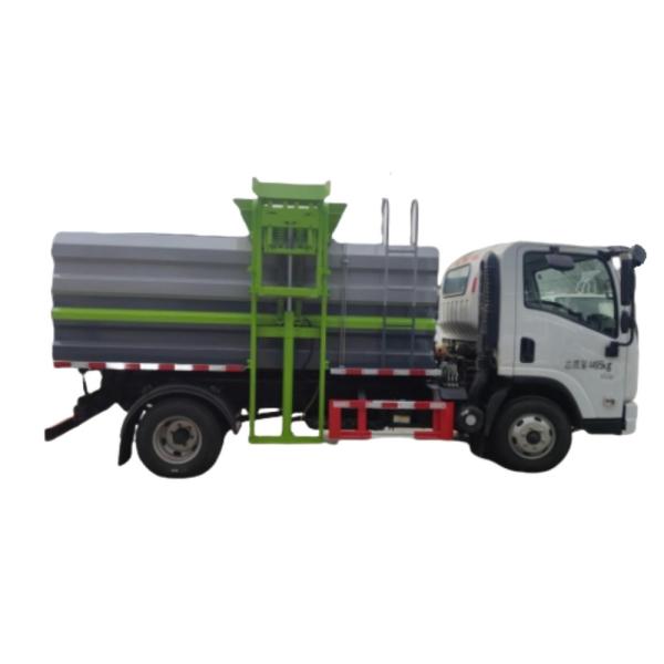 6.5 Cubic Meter Garbage Compactor Truck Waste Bin Cleaning Truck Garbage Collector Truck for Eco-Friendly Waste Disposal