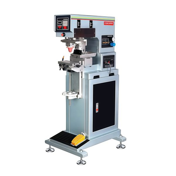 Single Color Oil Based Semi Automatic Pad Printing Machine For Printing On Metal And Plastic Parts