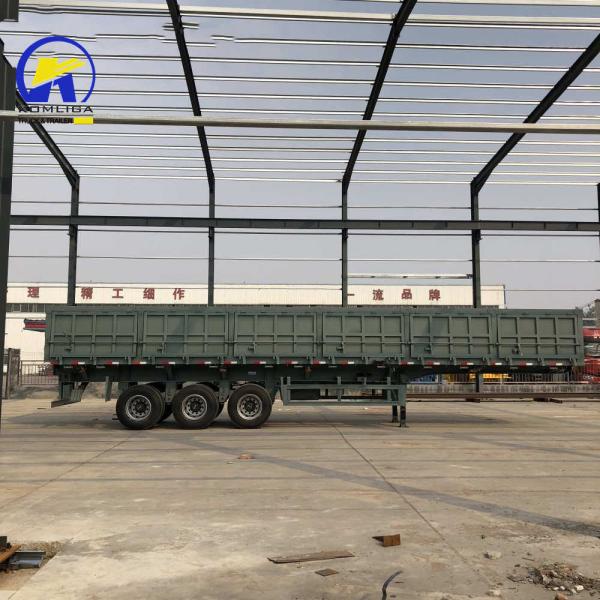 One Piece Tool Box 1m *0.5m*0.5m Sinotruk Heavy Trailer 3 Axles 80t Cargo Semi Trailer