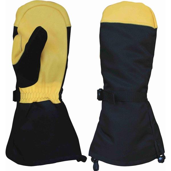 Barreira Ski Gloves de couro 3M Insulation Inserted da umidade da pele de cervo