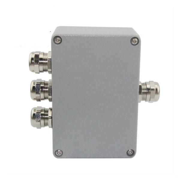 Die-cast Aluminum Distribution Junction Box Waterproof with Terminal Blocks 120*80*55mm