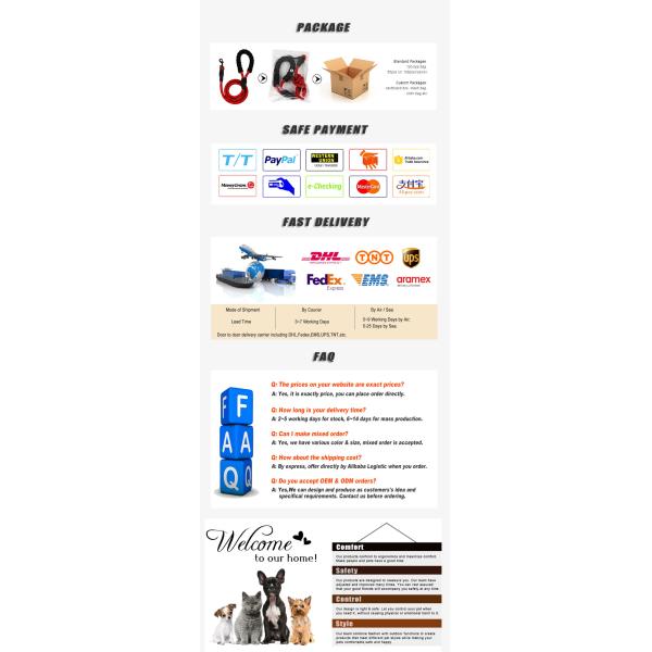 High Quality Pet Products No Pull Custom Big Dog Harness