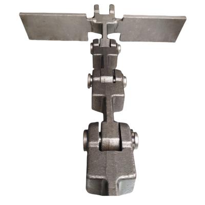 Industrial Conveyor Chain Forged High Tensile Force Embedded Scraper Chain