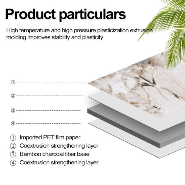 Современная высокоблестящая мраморная плита панель роскошный стенный декор Бамбуковая кристаллическая доска