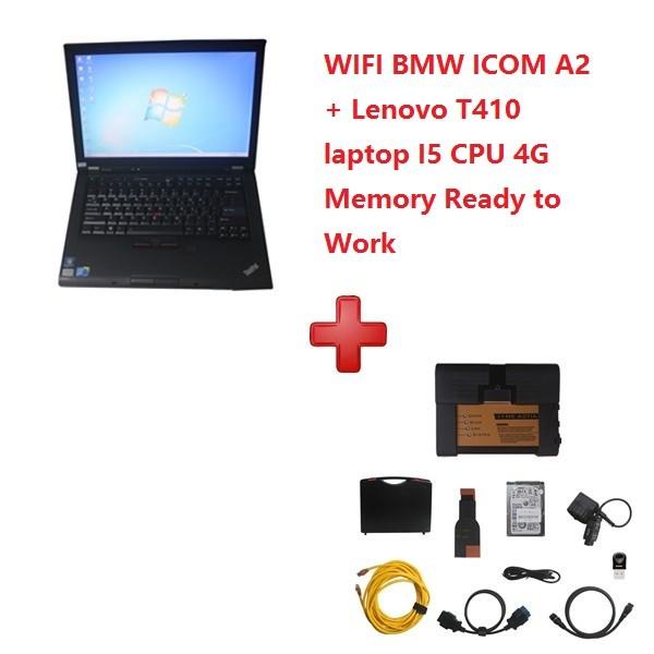 WIFI BMW ICOM A2+B+C ferramenta 2020.3V diagnóstica e de programação com o portátil T410 pronto para trabalhar
