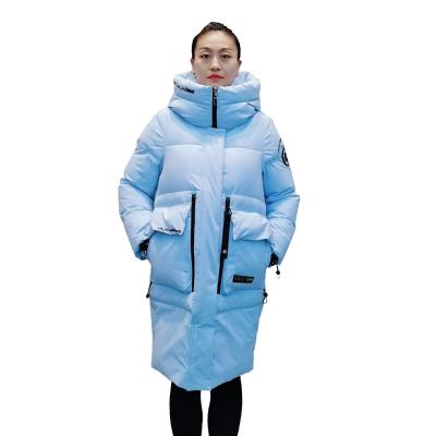 FODARLLOY F22518 Ladies Warm Hooded Cotton-padded Clothes Women Slim Long Winter Jackets Women Coats