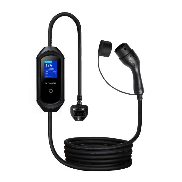 EVCOME Ev Charger Portable (220V 3.5KW 7KW) Max 16A Ajutable OEM ODM With SAE J1772  IEC 62196  GBT 20234
