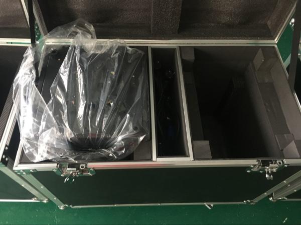 Beam Moving Head Light Rack Flight Case With Black Color Ply Wooden Raw Material