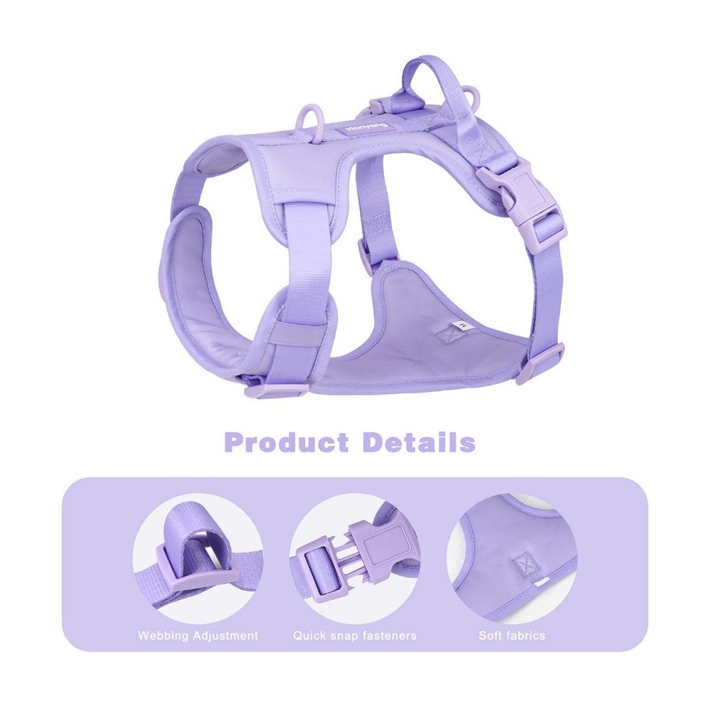 Lightweight Adjustable Soft Padded Dog Harness With Multiple Colors XS S Size