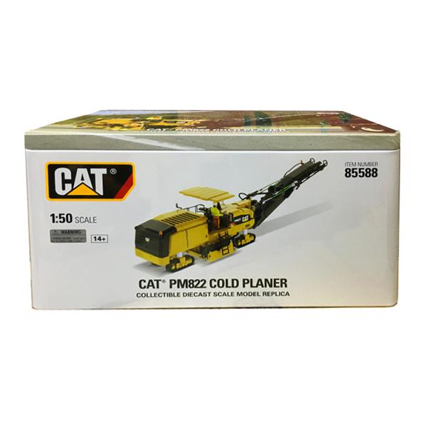 Échantillon 1/50 Cat PM822 Planer à froid Modèle 85588 Véhicule de construction
