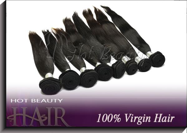 Peruvian Virgin Human Hair Extensions , 18'' Silky Straight 6A