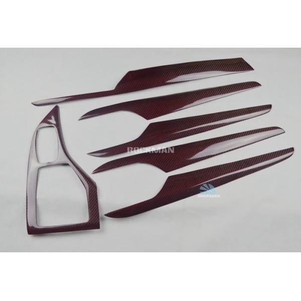 BMW X1 E84 Red Carbon Fiber interior Trims Professional Handcrafted