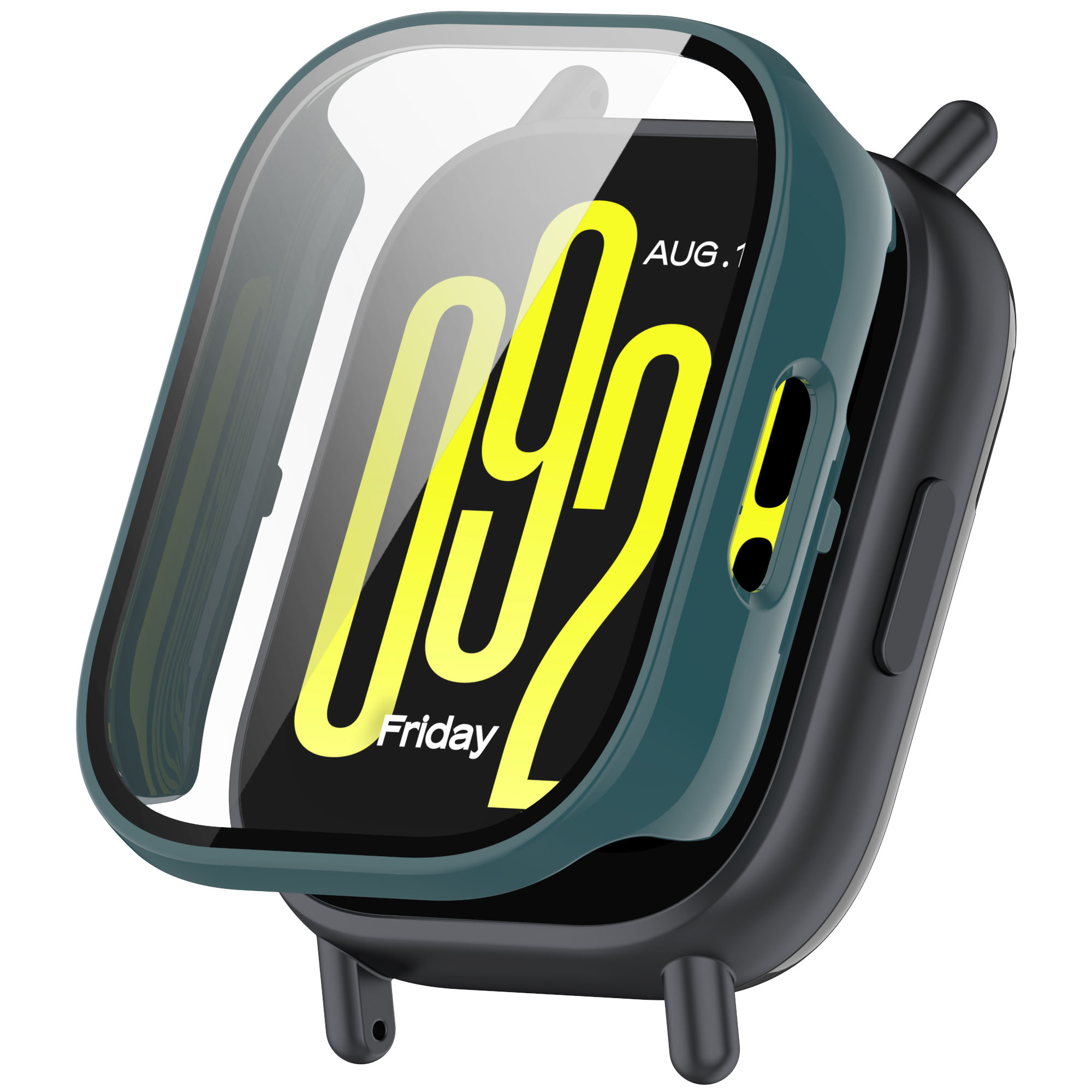 Eraysun for Redmi Watch 5 Lite Case Film All-In-One Case Screen Protection Watch Case