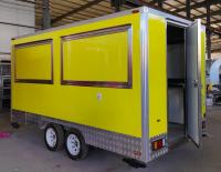 Affordable Roadable Food Trailers Food Van Trailer Hot Dog Hamburger Pizza Food Truck With Full Kitchen BBQ