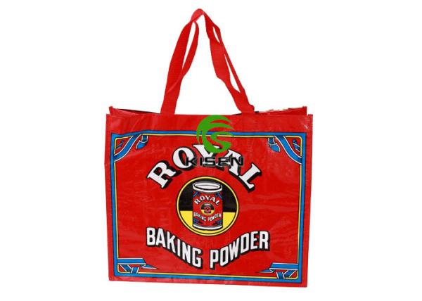 Foldable Woven Polypropylene Bags , Recyclable Pp Woven Shopping Bag For Gift