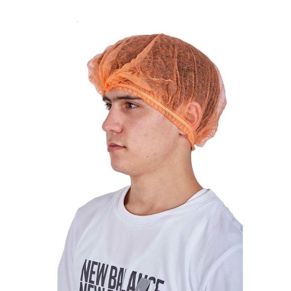 Breathable Disposable Bouffant Caps Polypropylene Colorful Hat For Hospital