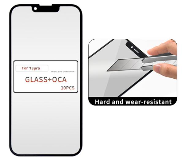 Verre OCA avant pour iPhone 13mn 13p 13 Promax Remplacement de l'écran avant