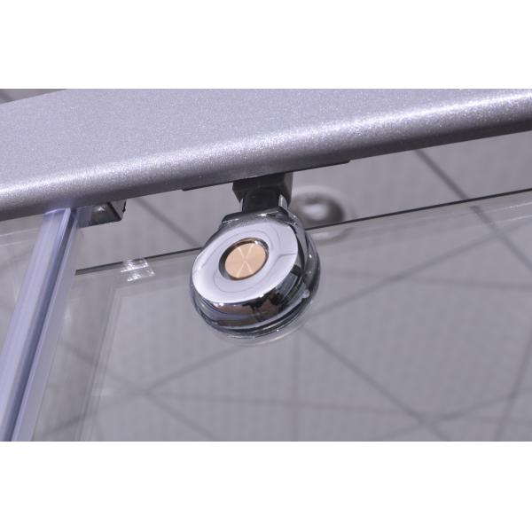 Fashion Pivot Door， Corner Shower Stalls , Square Shower Cabin with Grey acrylic tray