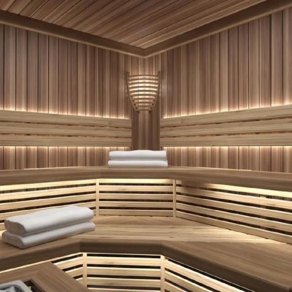 High Quality Hot Rock Steam Shower Sauna Room with Smart Control Panel and Temperature Adjustable