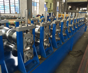 Punching Device U Channel Roll Forming Machine , Galvanized Steel Roll Forming Machine