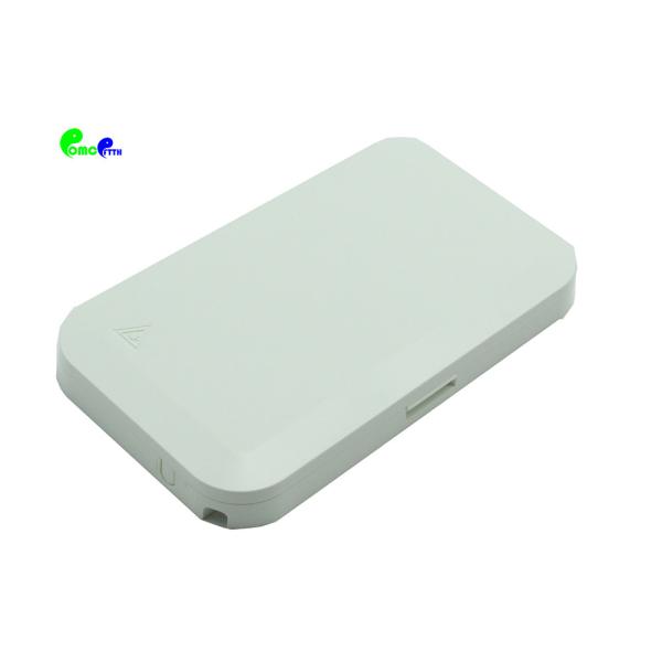 Plastic ABS FTTH Products 1 Port SC Fiber Socket Indoor Wall Outlet Box