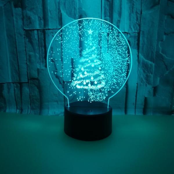 Character custom Street dance 3D night lights Colorful touch charging LED visual lights small table lamp