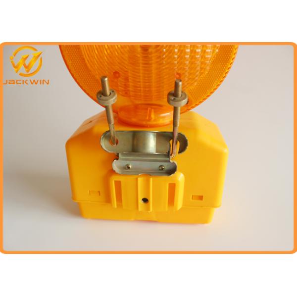 Construction Site Traffic Safety Equipment PC LED Solar Traffic Barricade Light Waterproof