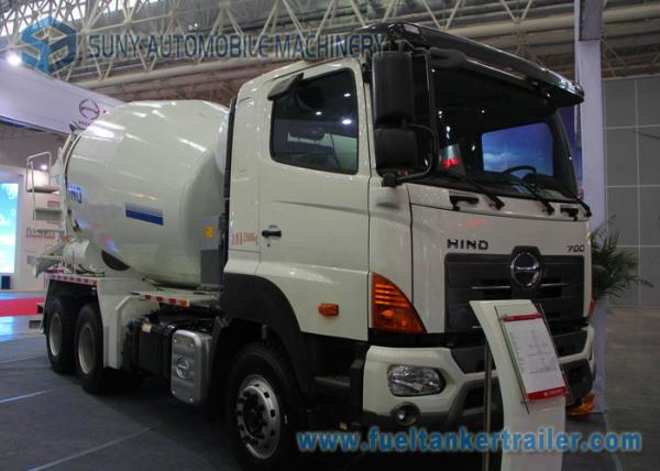 6X4 HINO 8m3 350Hp 3D Cement Mixer Truck With Hydraulic Pump
