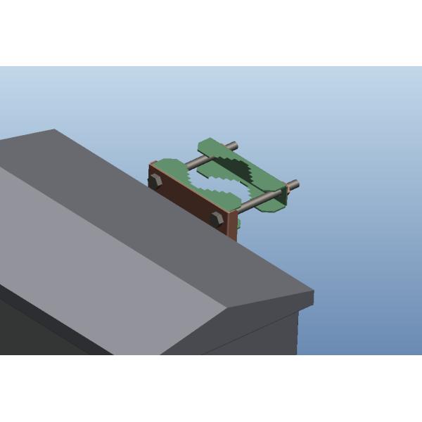 Pole Mounted Battery Cabinet For Outdoor Anti-Corrosion With Powder Coated