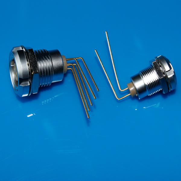 6 Pin Right Angle Printed Circuit Board Connector , PCB Mount Connector 