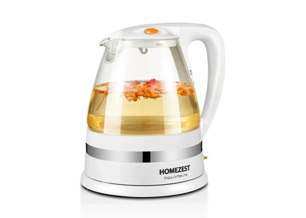 T-819F 2000W Tea Maker Electric Kettle 1.7L Stainless Steel Hot Water Electric Kettle