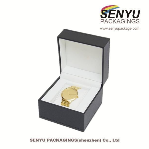 Small Cardboard Jewelry Boxes Packaging / Watch Packaging Box With Pillow