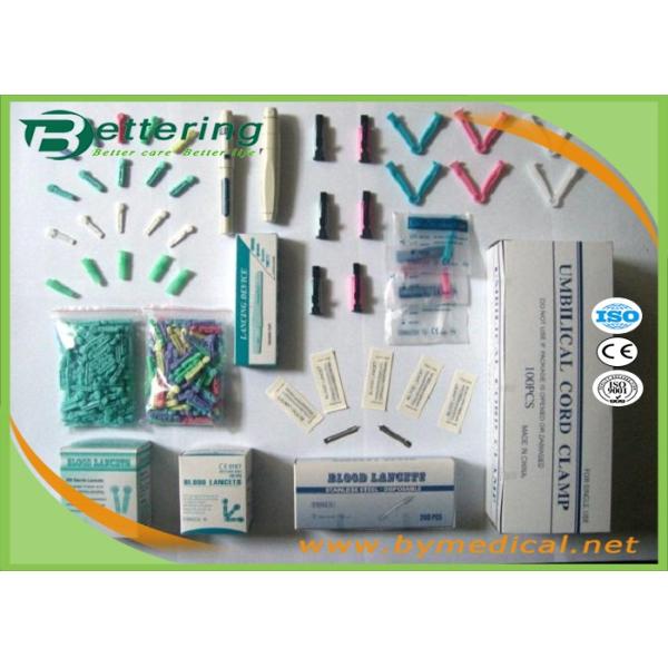 Medical Sterile Flat Plastic Twist Top Lancet Asepsis Blood Collector Disposable 28/30G