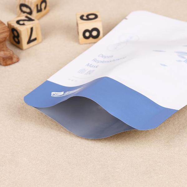 Facial Mask Packaging Heat Seal Aluminum Foil Bag Customized Size And Logo