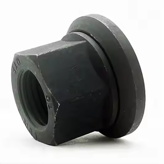 22 mm hex acero de camión de rueda de la nuez con placa de empuje productos en stock