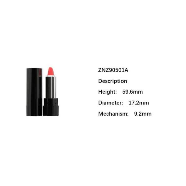 9.2mm Mechanism Refillable Lipstick Tube 3.5g Custom Logo
