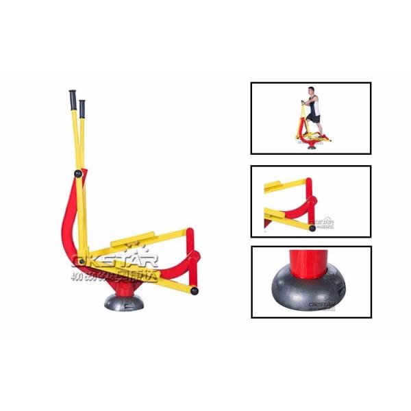 China hot sale cheap good quality galvanized outdoor fitness trainer--outdoor elliptical bike