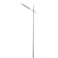 L'immersion chaude simple polygonale de Polonais Q235 de lampe de route de bras a galvanisé