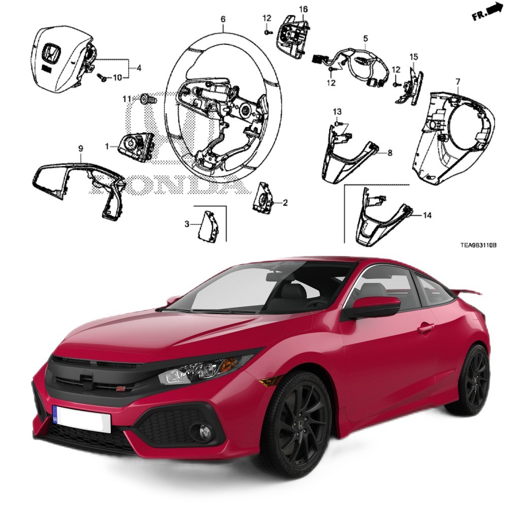 OEM Manufacturing for HONDA Civic 2016-2021 177810-THR-A81ZA Full Range Car Aftermarket