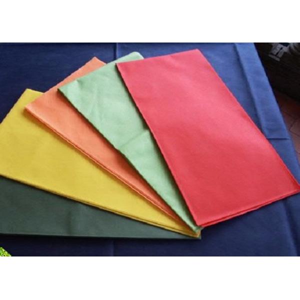 Polypropylene TNT Non Woven Tablecloth 1m*1m Customized Printing Breathable
