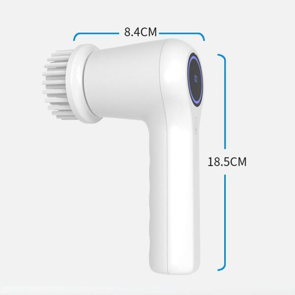 4 в 1 вращающийся электрический чистка щетки скреббер для ванны пол плитки кухни