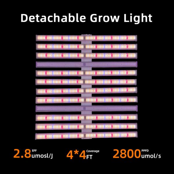 1060W Dimmable Detachable Hydroponic Lamp Plant Grow Light For Greenhouses