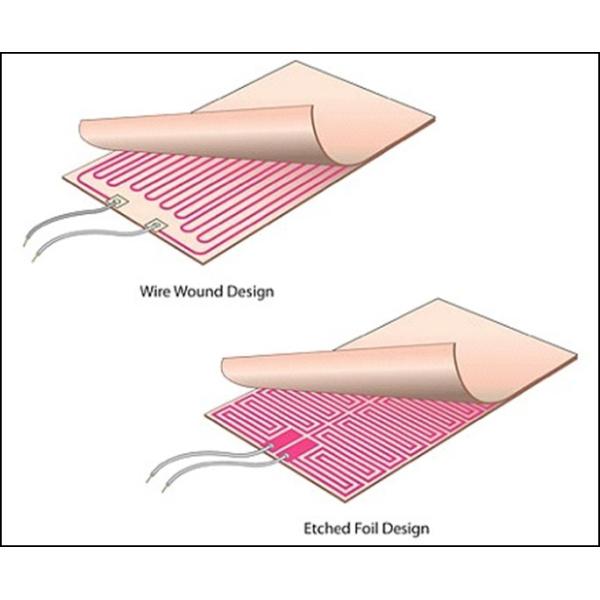 Multi Function Silicone Rubber Heating Pad , Flexible Heating Element
