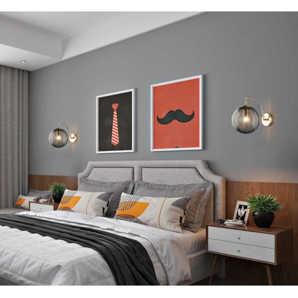 Свет g9 стены нордического стеклянного ухода за больным металла современный привел лампы стены