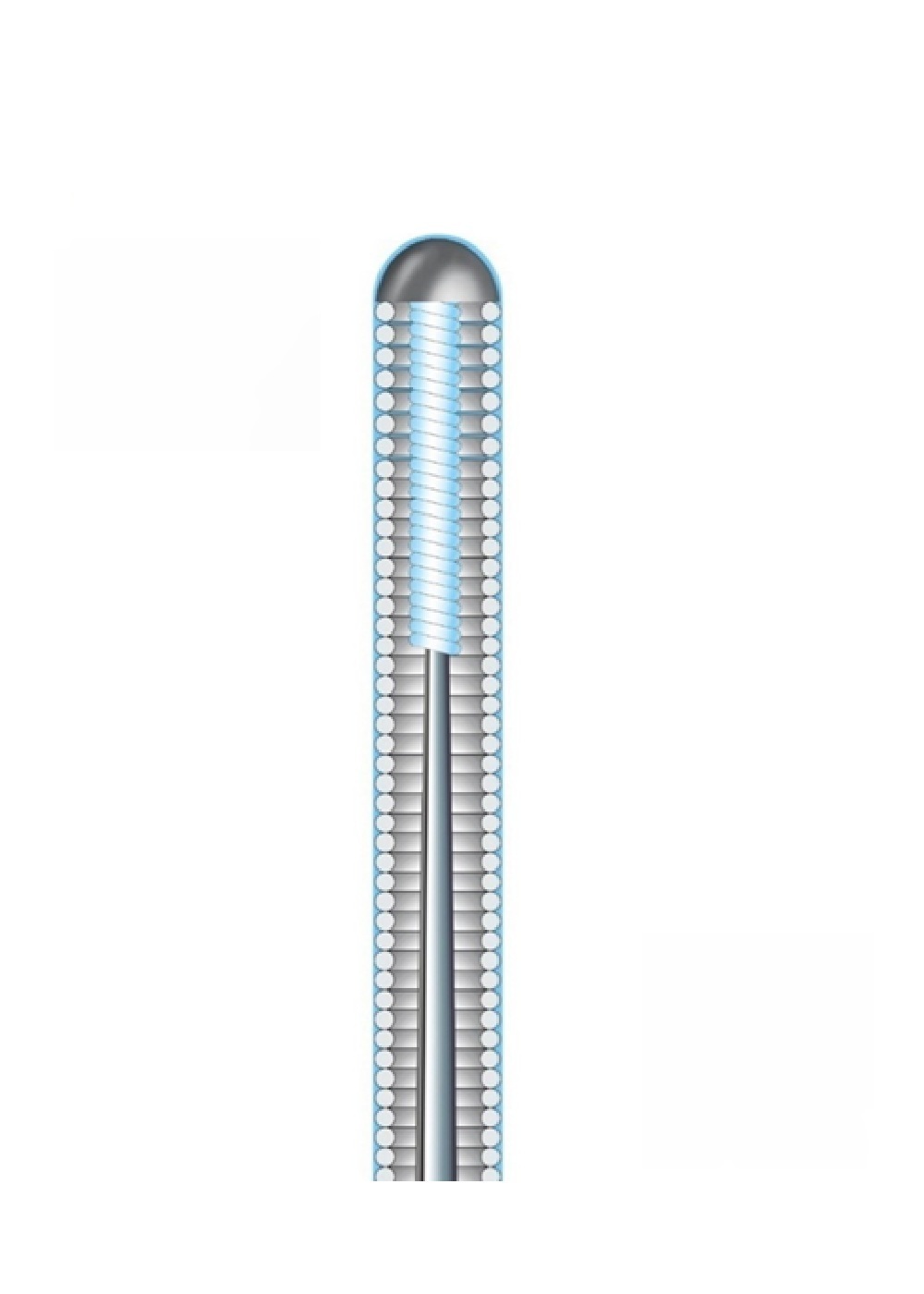 0.018″ Micro Access Guide Wire Dual Core Coaxial Design with Platinum Tungsten Allix Tip