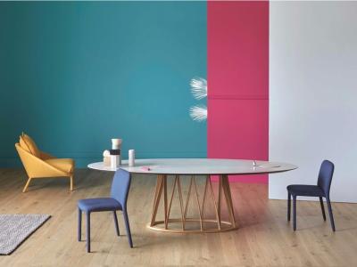 ACCO Modern Wood Coffee Table With Canaletto Walnut Materials 200 X 120 X 75 H