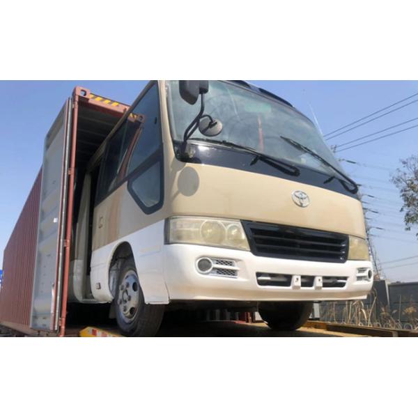 24-30 Seats Toyota Coaster Used Japan , Original Toyota Van Second Hand
