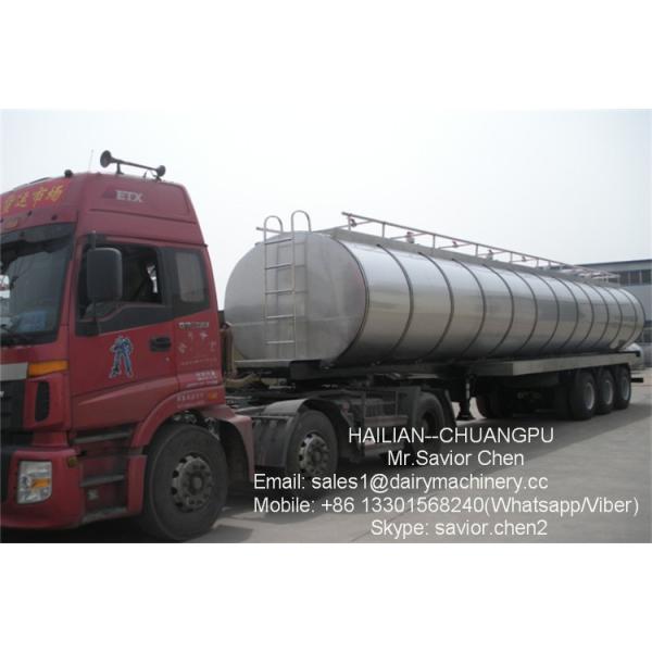 5000L транспортируя бак для хранения молока нержавеющей стали бака охладителя молока